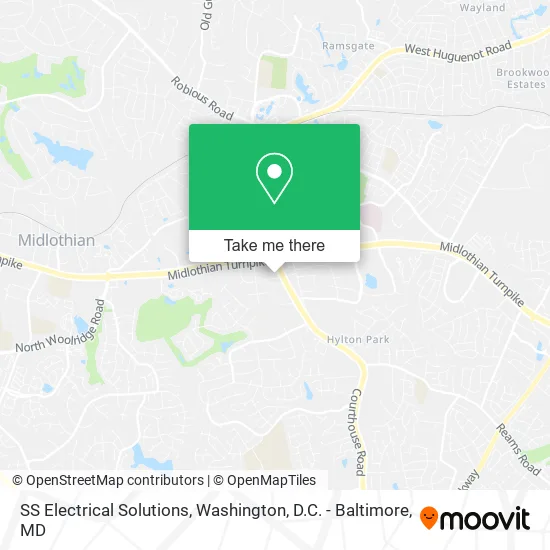 SS Electrical Solutions map