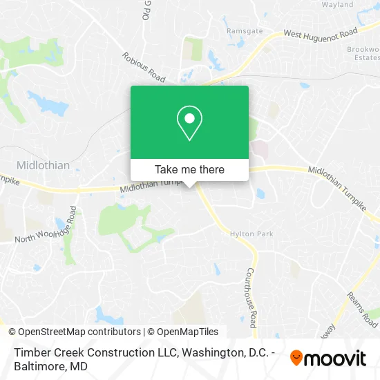 Timber Creek Construction LLC map