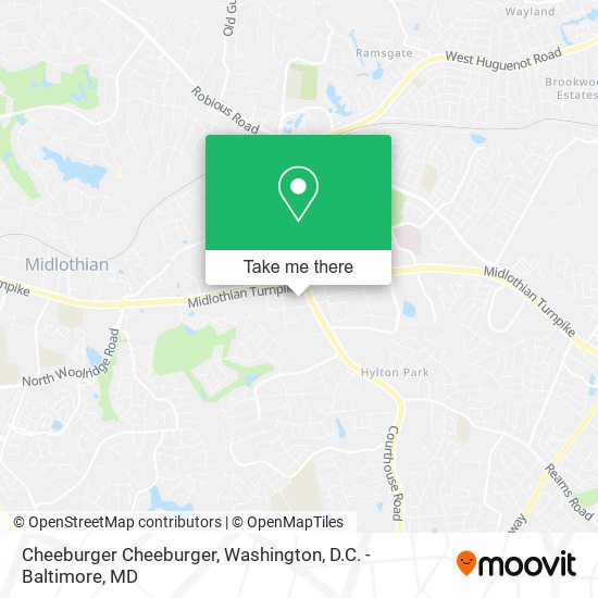 Cheeburger Cheeburger map