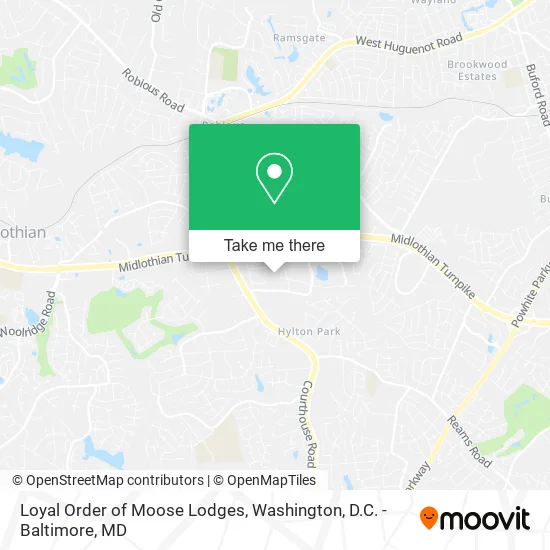 Loyal Order of Moose Lodges map