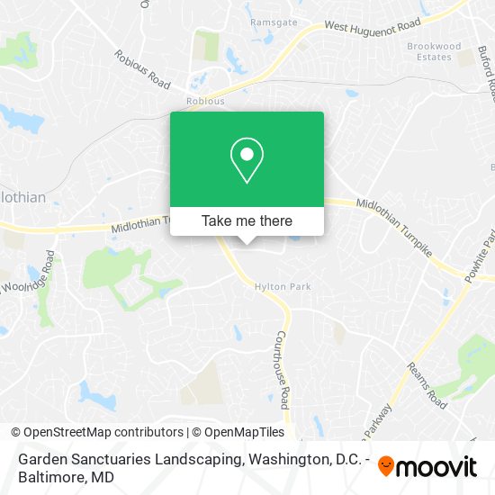 Garden Sanctuaries Landscaping map
