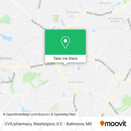 CVS/pharmacy map