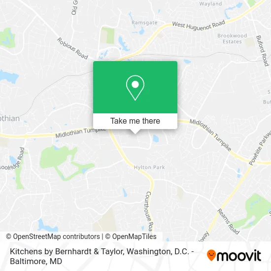 Kitchens by Bernhardt & Taylor map