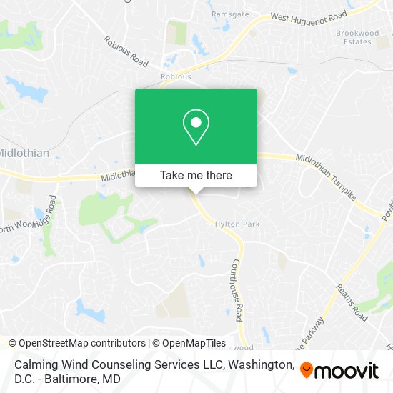 Calming Wind Counseling Services LLC map