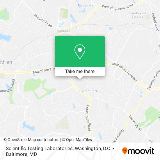 Mapa de Scientific Testing Laboratories