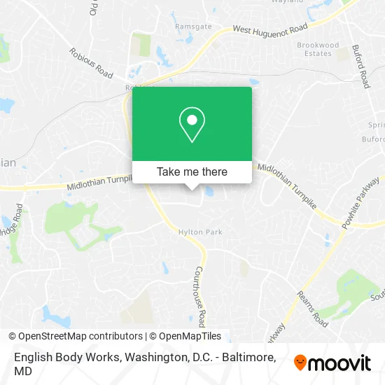 English Body Works map