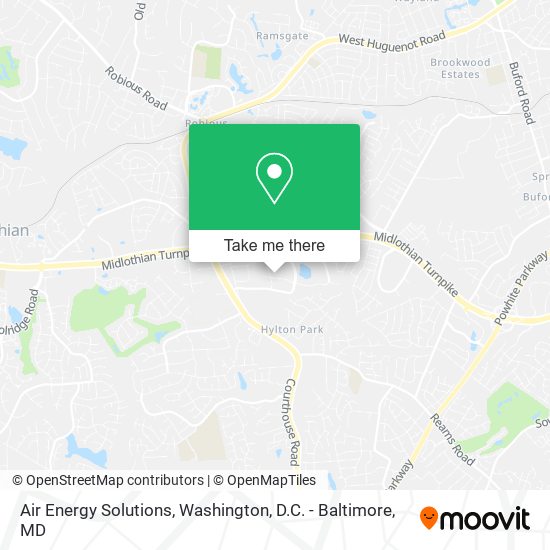 Air Energy Solutions map