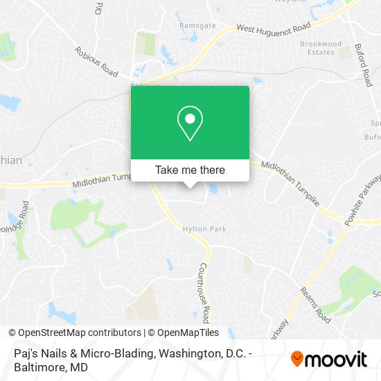 Paj's Nails & Micro-Blading map