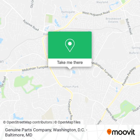 Genuine Parts Company map