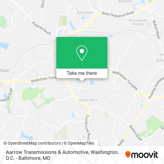 Aarrow Transmissions & Automotive map
