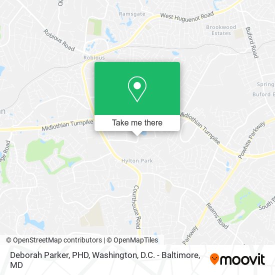 Deborah Parker, PHD map