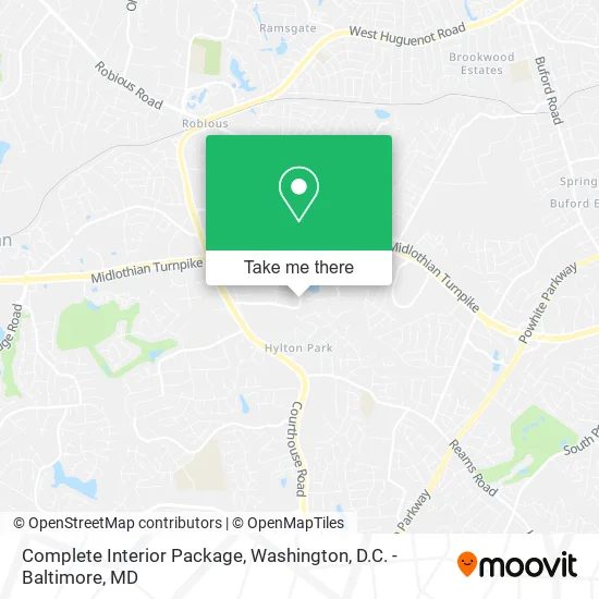 Complete Interior Package map