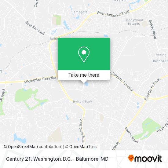 Century 21 map