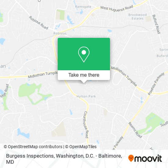 Burgess Inspections map