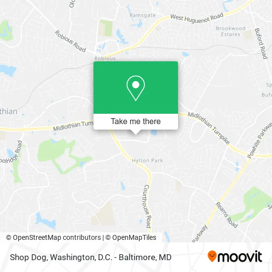 Shop Dog map