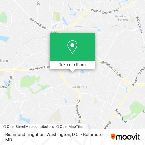 Richmond Irrigation map