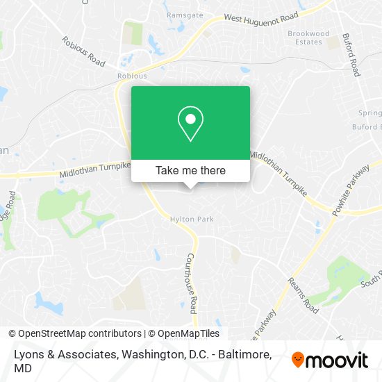 Lyons & Associates map
