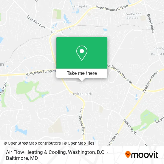 Air Flow Heating & Cooling map