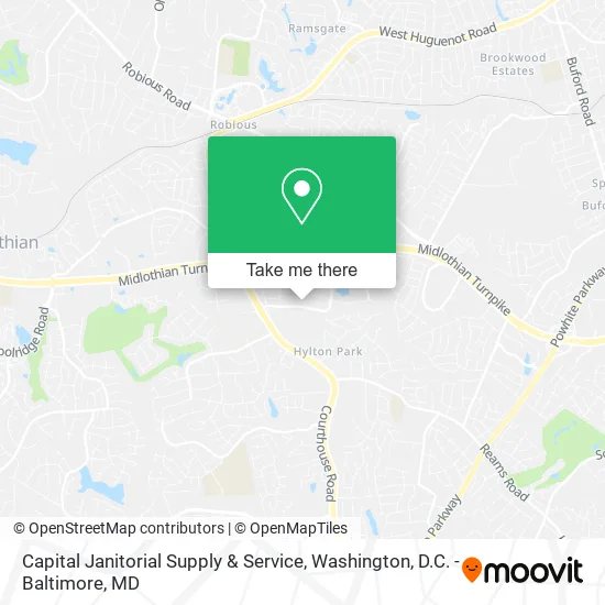 Capital Janitorial Supply & Service map