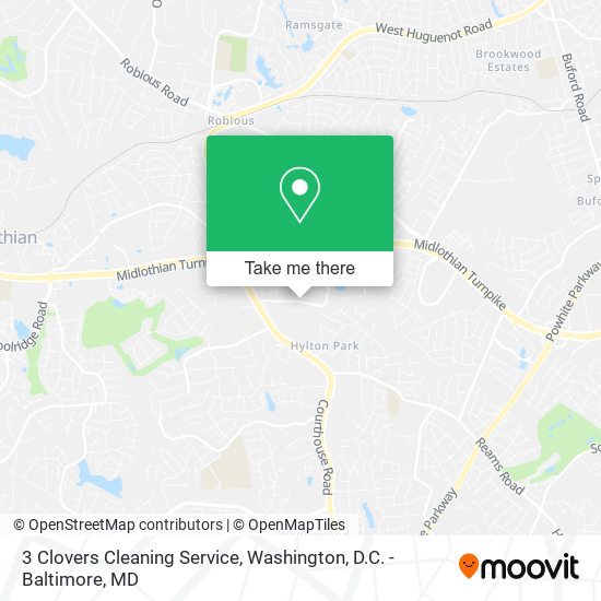 3 Clovers Cleaning Service map