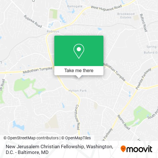 New Jerusalem Christian Fellowship map