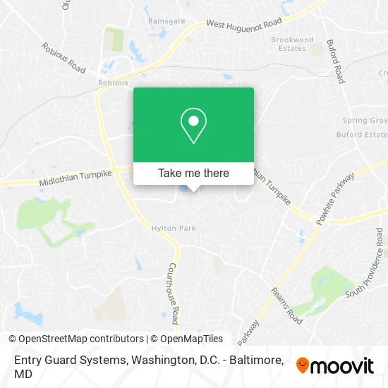 Entry Guard Systems map