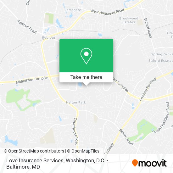 Mapa de Love Insurance Services