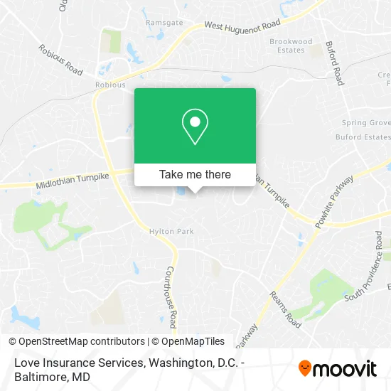 Love Insurance Services map