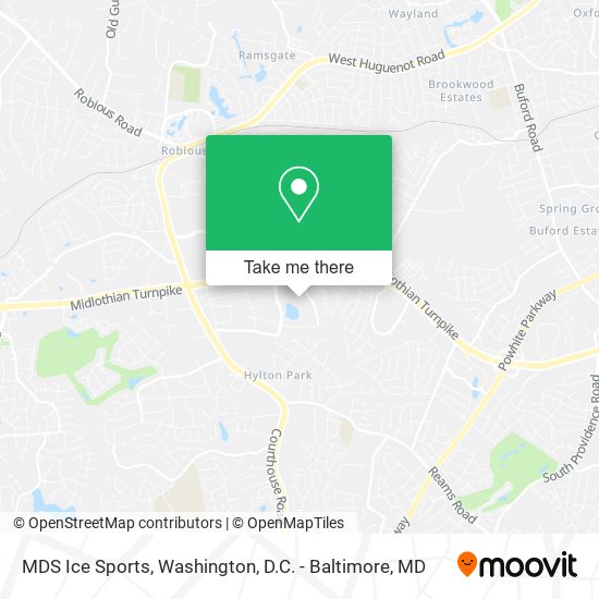 MDS Ice Sports map