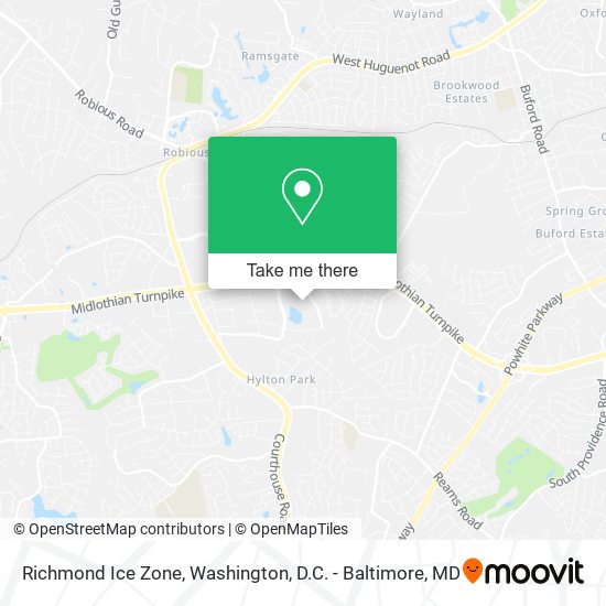 Mapa de Richmond Ice Zone