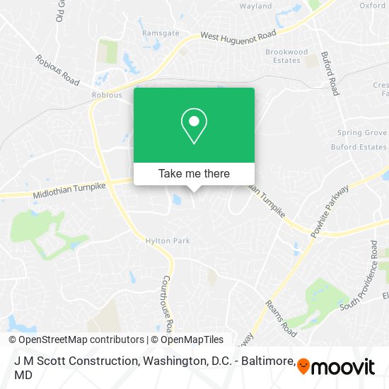 J M Scott Construction map