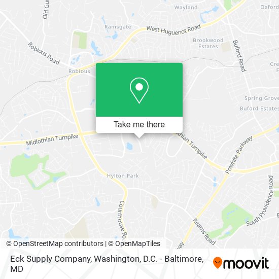 Eck Supply Company map