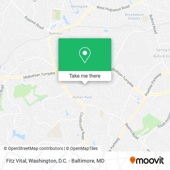 Fitz Vital map