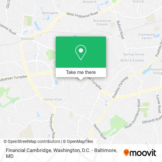 Financial Cambridge map