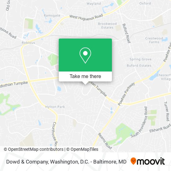 Dowd & Company map