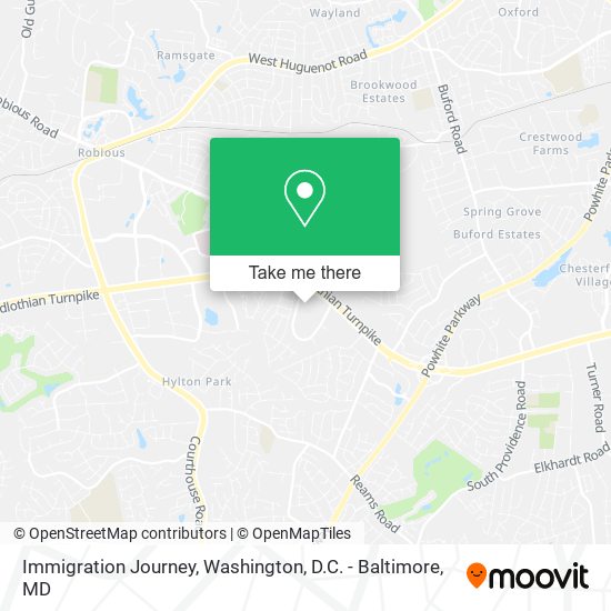 Immigration Journey map