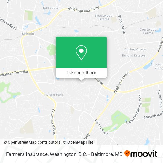 Mapa de Farmers Insurance