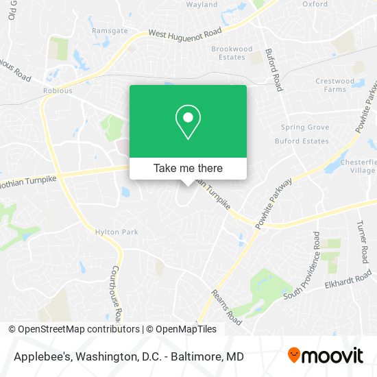 Mapa de Applebee's