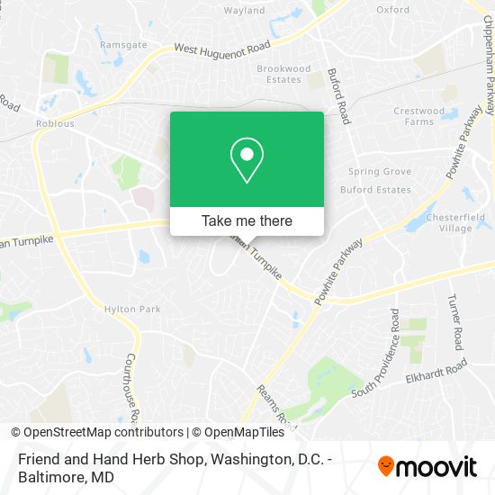 Friend and Hand Herb Shop map