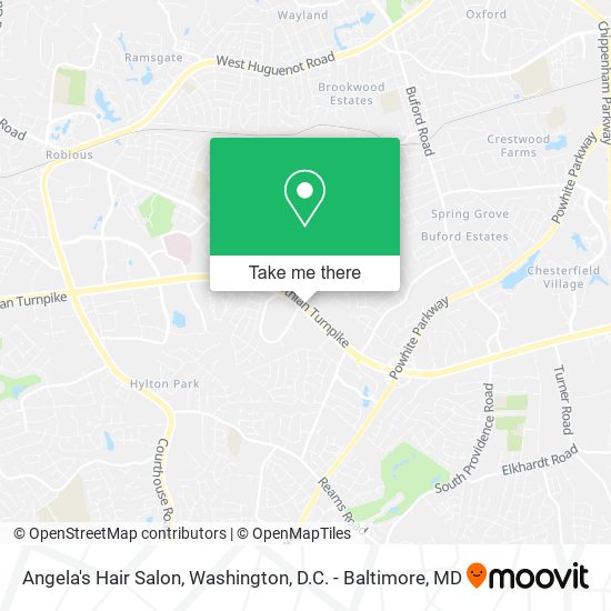 Angela's Hair Salon map