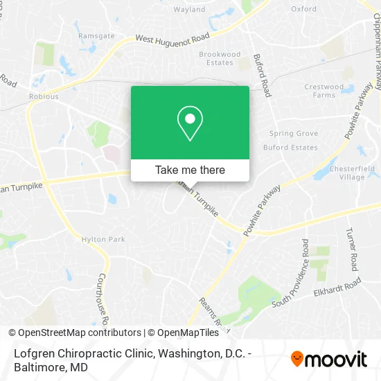 Lofgren Chiropractic Clinic map