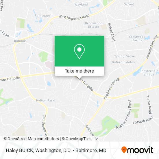 Haley BUICK map