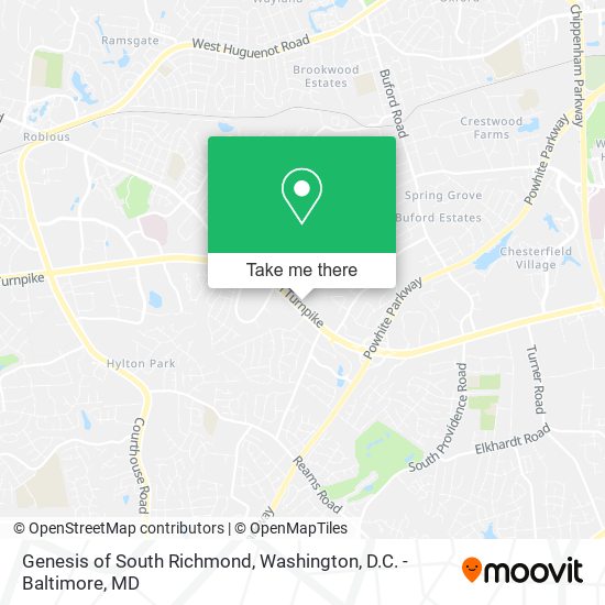 Genesis of South Richmond map