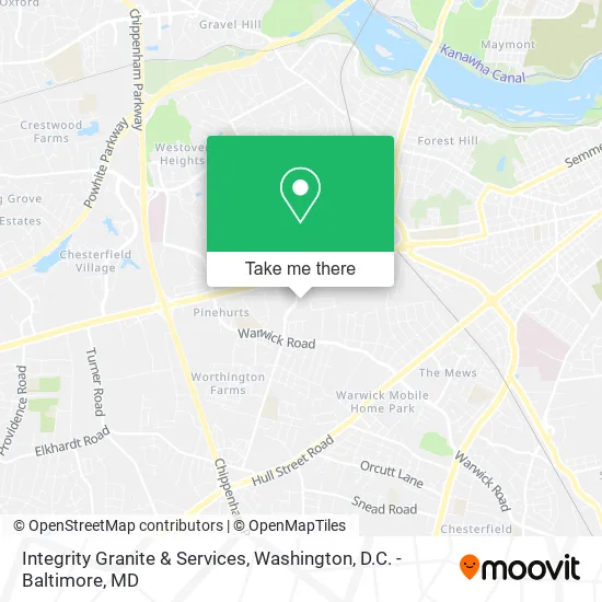 Integrity Granite & Services map