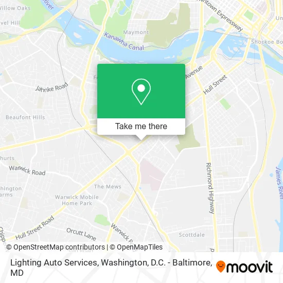 Lighting Auto Services map