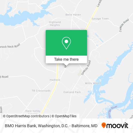 BMO Harris Bank map