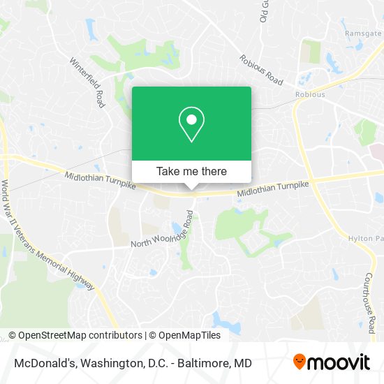 McDonald's map
