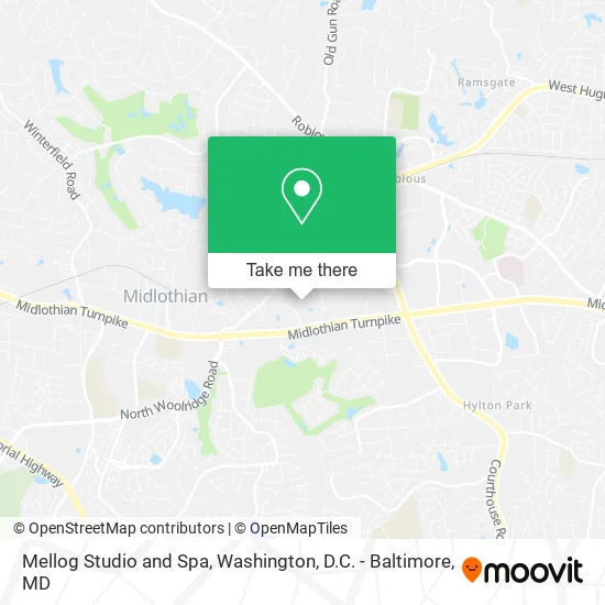 Mellog Studio and Spa map