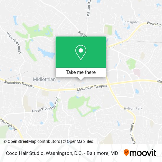 Coco Hair Studio map