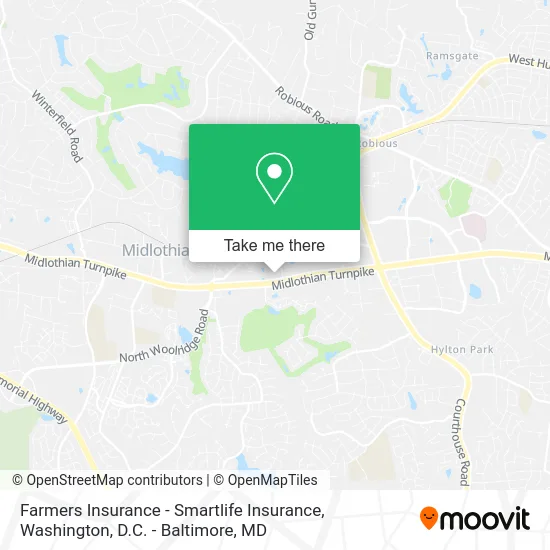 Farmers Insurance - Smartlife Insurance map